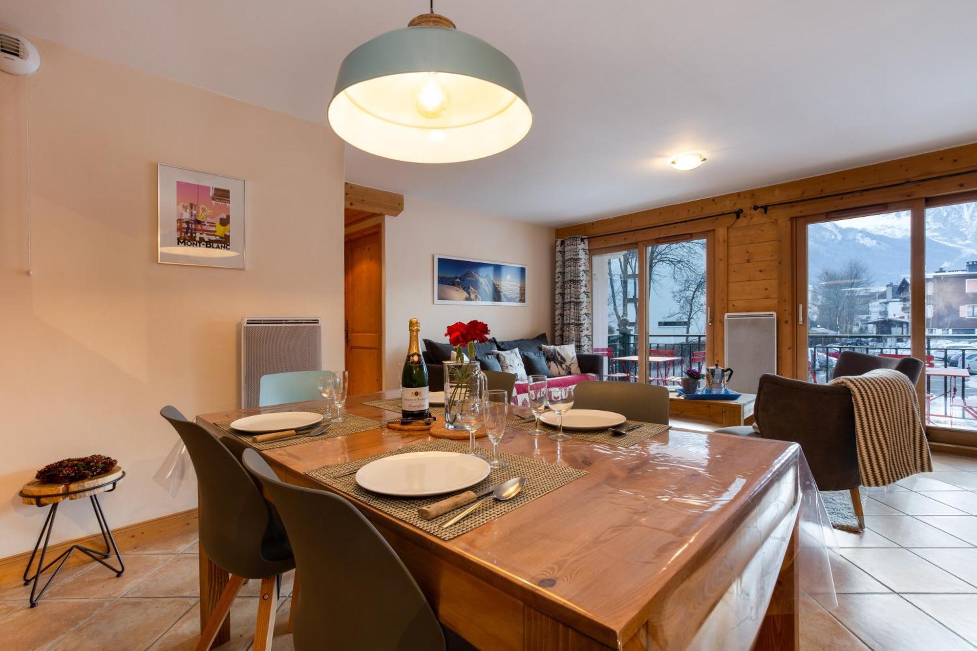 Appartement Belle Vue - Happy Rentals Chamonix Esterno foto